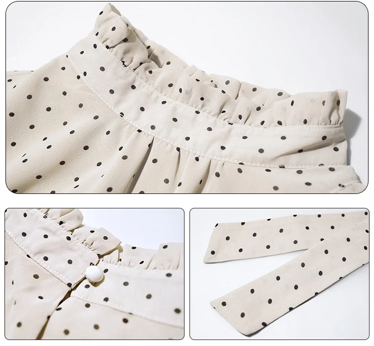 Vintage Ruffles Long Dress Fashion Women Stand Collar Bow Dot Printed Chiffon Dress Princess Vestidos Robe Small Size Dress
Vintage Ruffles Long Dress Fashion Women Stand Collar Bow Dot Printed Chiffon Dress Princess Vestidos Robe Small Size Dress