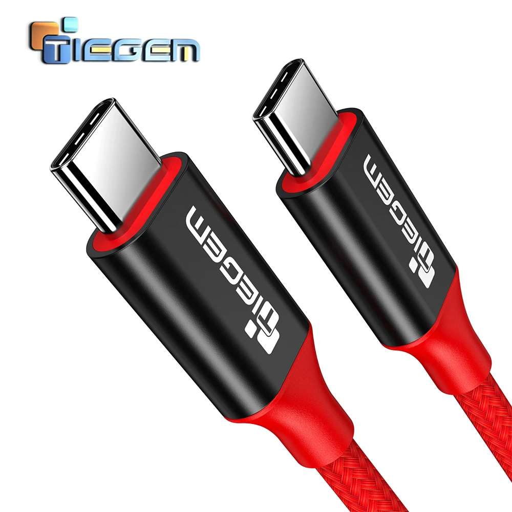 Кабель Tiegem для быстрой зарядки USB 2 0 типа C кабель и синхронизации Стандартный