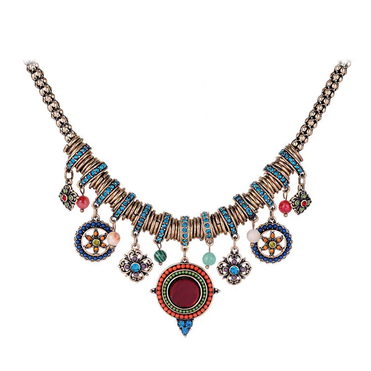 Choker Necklace For Women Vintage Jewelry Crystal Bohemai Gold Ethnic Colourful Beads Resin Pendant Statement Necklace
Choker Necklace For Women Vintage Jewelry Crystal Bohemai Gold Ethnic Colourful Beads Resin Pendant Statement Necklace