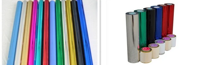 Hot stamping foil paper,laser foil paper,leather,cigarette box,mobile phone box stamping machine foil paper 250mm*50m