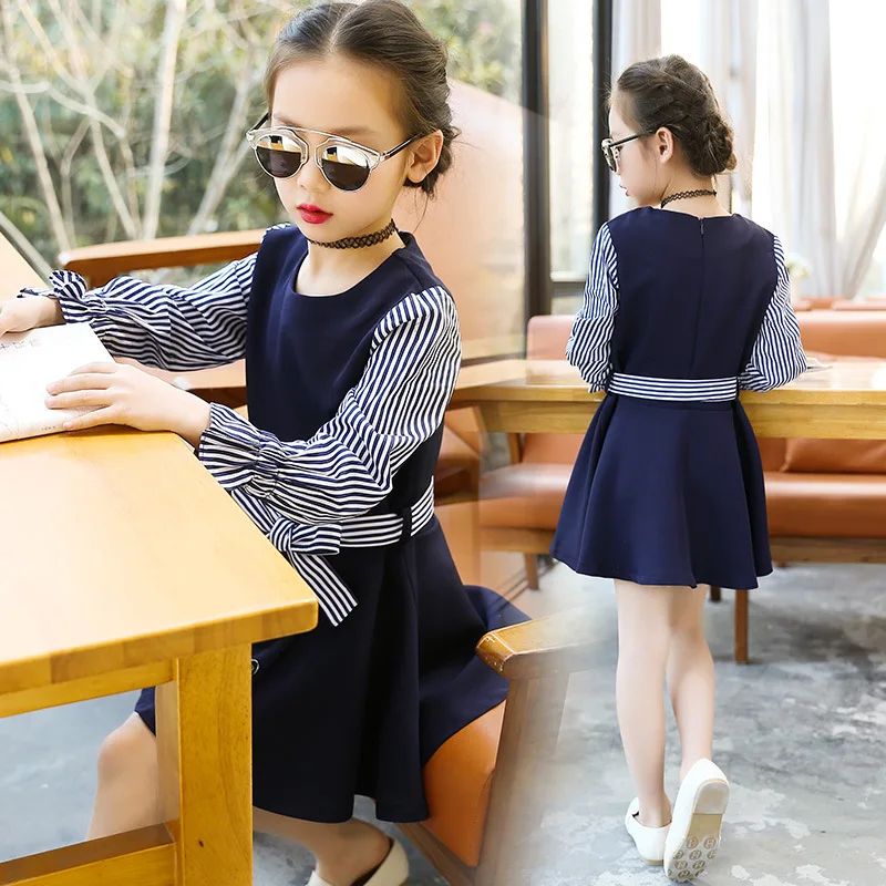 Kids Girls Long Sleeve Dress 2023 Spring New Striped Dress for Children Little Girls Dresses Fall Girls Clothing Fashion Outfit
Kids Girls Long Sleeve Dress 2023 Spring New Striped Dress for Children Little Girls Dresses Fall Girls Clothing Fashion Outfit