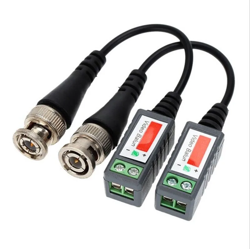 10 шт. пассивный скрученный видеопередатчик BNC к CAT5 RJ45 UTP для CCTV AHD DVR камеры