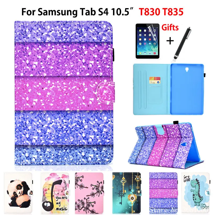 Case For Samsung Galaxy Tab S4 10.5" T830 T835 SM-T830 SM-T835 Smart Cover Funda Tablet Cute Cartoon Flip Stand Shell +Film+Pen
Case For Samsung Galaxy Tab S4 10.5" T830 T835 SM-T830 SM-T835 Smart Cover Funda Tablet Cute Cartoon Flip Stand Shell +Film+Pen