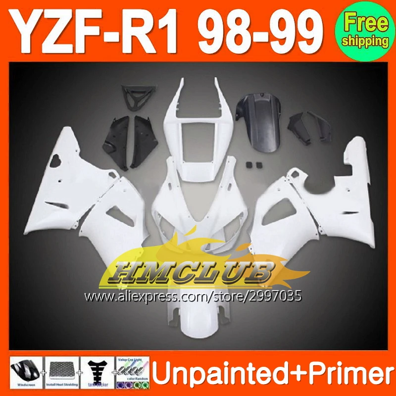 Bodys Unpainted+Primer Fairing For YAMAHA YZF-R1 1998-1999 YZF R1 YZFR1 R 1 YZF1000 YZF 1000 98 99 1998 1999 Fairings
Bodys Unpainted+Primer Fairing For YAMAHA YZF-R1 1998-1999 YZF R1 YZFR1 R 1 YZF1000 YZF 1000 98 99 1998 1999 Fairings