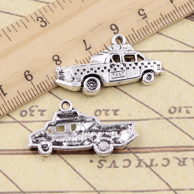 10pcs Charms New York Taxi Car 18x32mm Tibetan Silver Color Pendants Antique Jewelry Making DIY Handmade Craft
10pcs Charms New York Taxi Car 18x32mm Tibetan Silver Color Pendants Antique Jewelry Making DIY Handmade Craft