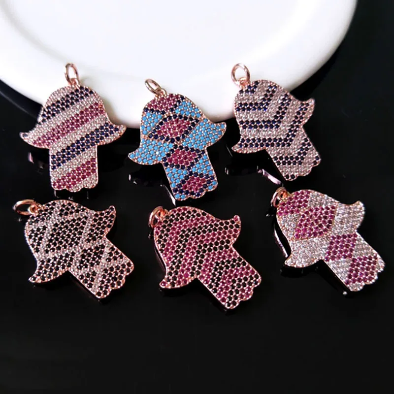 6Pcs Tiny CZ crystal Charm,CZ zircon Stone Micro pave Turkish Style Hamsa Hand Pendant,Jewelry Finding DIY necklace making P608
6Pcs Tiny CZ crystal Charm,CZ zircon Stone Micro pave Turkish Style Hamsa Hand Pendant,Jewelry Finding DIY necklace making P608
