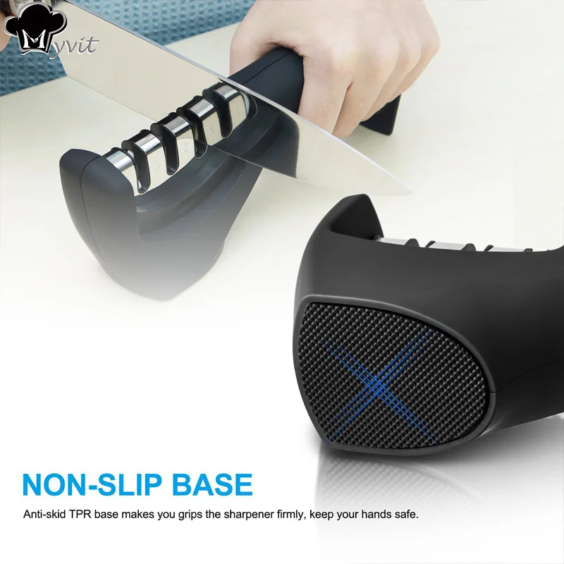 Kitchen Knife Sharpener Portable Knife Sharpener System Sharpening Stone Stainless Steel Knives Ceramic Professional 3 Stages 24
Kitchen Knife Sharpener Portable Knife Sharpener System Sharpening Stone Stainless Steel Knives Ceramic Professional 3 Stages 24