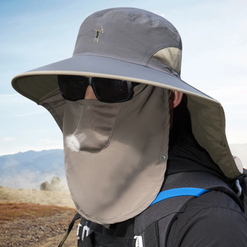 UPF 50+Summer hats FOR Men Bucket Hat 360-Degree Sun UV-Protection Face Hats with Neck Flap Large Wide Brim Hats Mesh Breathable
UPF 50+Summer hats FOR Men Bucket Hat 360-Degree Sun UV-Protection Face Hats with Neck Flap Large Wide Brim Hats Mesh Breathable
