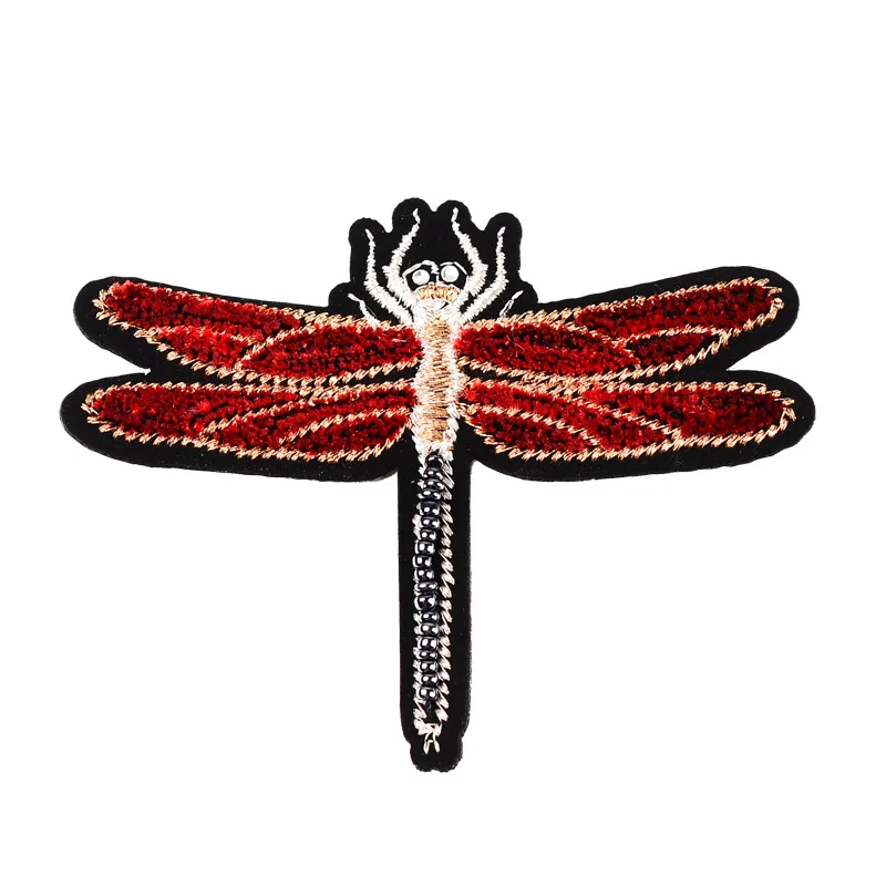 1 piece/lot 3D Red Color Dragonfly Beading Patches Sewing On Patches for Clothing Applique Sweater DIY Accessories
1 piece/lot 3D Red Color Dragonfly Beading Patches Sewing On Patches for Clothing Applique Sweater DIY Accessories