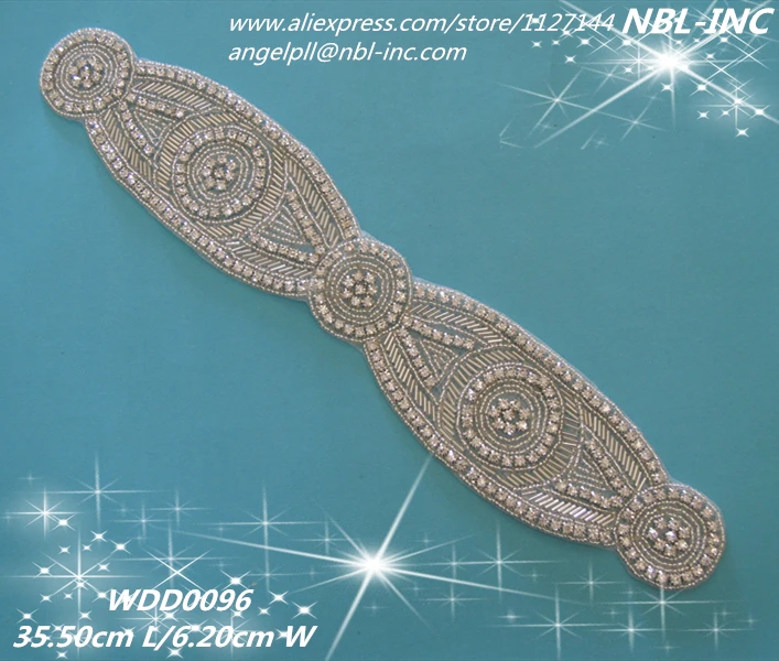 bridal beaded rhinestone sash applique iron on for wedding evening dress WDD0096
bridal beaded rhinestone sash applique iron on for wedding evening dress WDD0096
