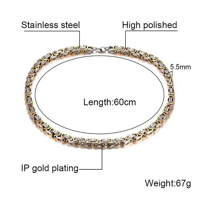 Vnox Bible Cross Pendant Necklaces for Men,Rock Punk Byzantine Chain 5.5mm 24 Inches Prayer Male Jewelry
Vnox Bible Cross Pendant Necklaces for Men,Rock Punk Byzantine Chain 5.5mm 24 Inches Prayer Male Jewelry