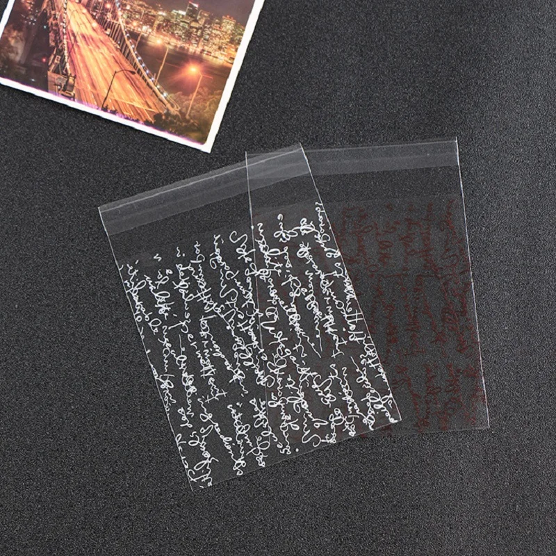 50Pcs Clear Letter Printing Cookie Packaging Bags Bakery Gift Packing Candy Biscuits Plastic Adhesive Pouch Wedding Baking Bags
50Pcs Clear Letter Printing Cookie Packaging Bags Bakery Gift Packing Candy Biscuits Plastic Adhesive Pouch Wedding Baking Bags
