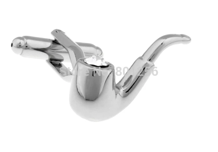 Free shipping Men Accessories silver color crystal pipe design copper material men cufflinks whoelsale&retail
Free shipping Men Accessories silver color crystal pipe design copper material men cufflinks whoelsale&retail