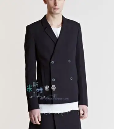XS 5XL новая одежда для мальчиков модная двубортная винтажный костюм Повседневная
