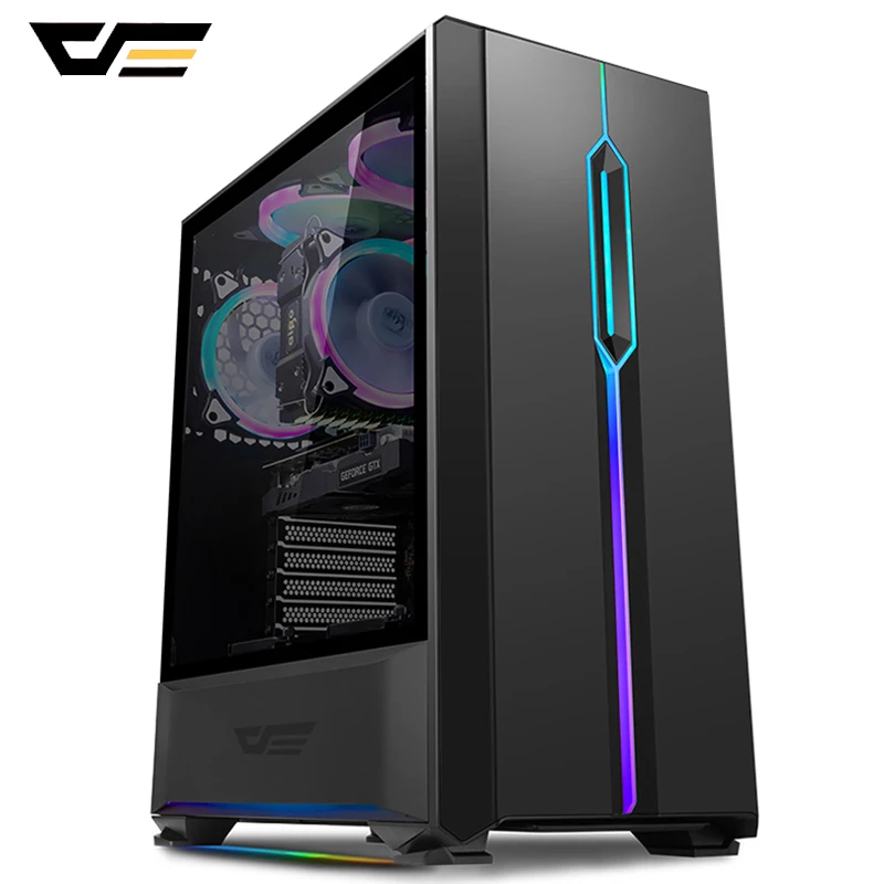 DarkFlash T20 ATX средней высоты шасси для настольного компьютера игровой чехол с USB 3 0