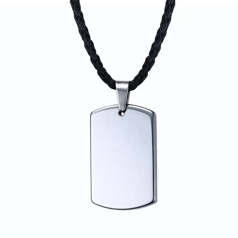 Fashion Mens Tungsten Carbide Chokers Necklaces Soldier Dog Pendant Necklace Men Black Braided Leather Rope Chain Jewelry Colar
Fashion Mens Tungsten Carbide Chokers Necklaces Soldier Dog Pendant Necklace Men Black Braided Leather Rope Chain Jewelry Colar