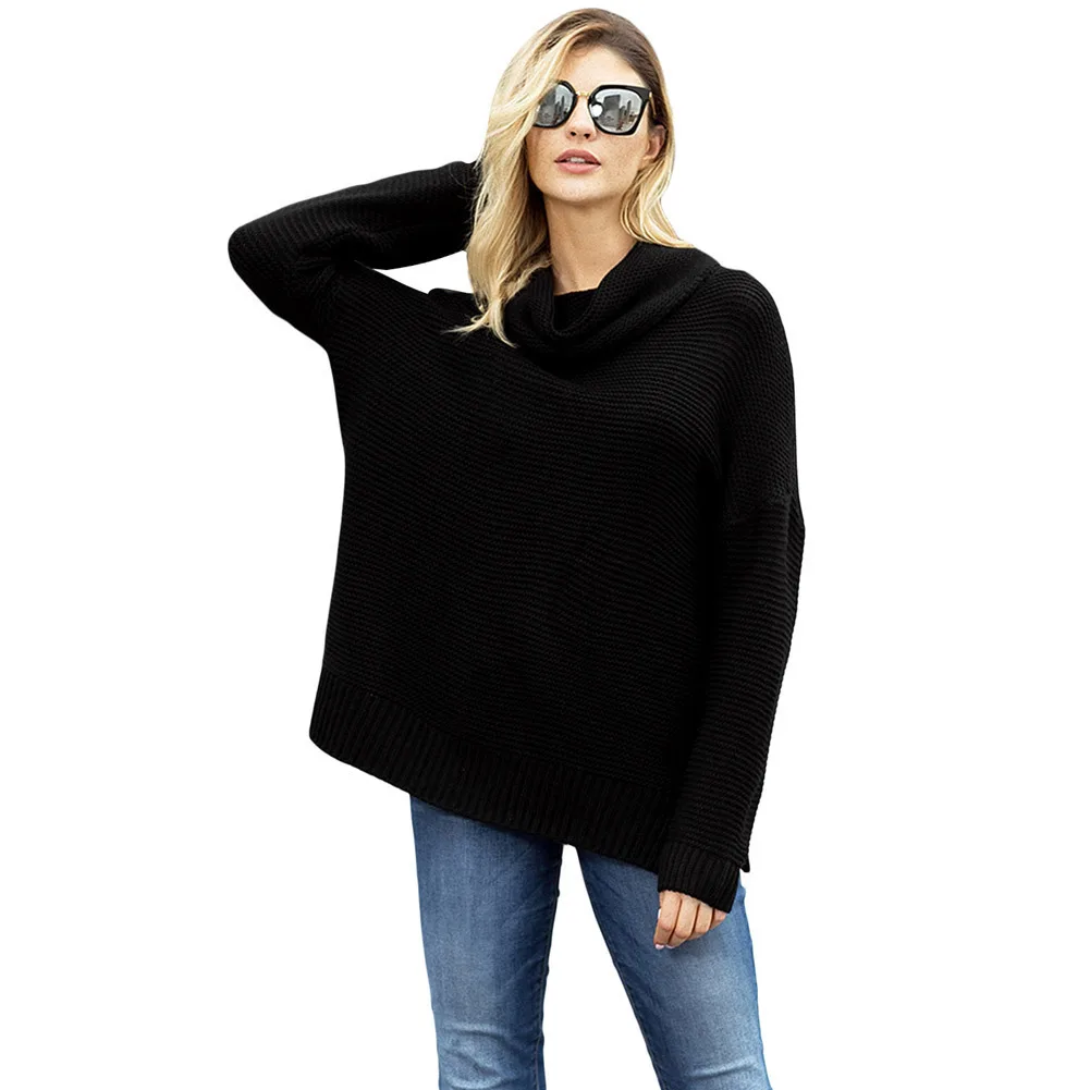 2019 Limited Blusas De Inverno Feminina New Product Solid Color Knitting High Lead Long Sleeve Skirt Vent Pullover Fund Sweater
2019 Limited Blusas De Inverno Feminina New Product Solid Color Knitting High Lead Long Sleeve Skirt Vent Pullover Fund Sweater