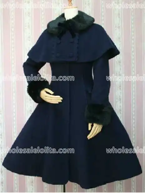 Top Sale Dark Blue Wool Warm Winter Sweet Lolita Coat Winter Long Coats All Size For Sale
Top Sale Dark Blue Wool Warm Winter Sweet Lolita Coat Winter Long Coats All Size For Sale