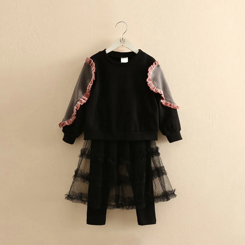 2021 Spring Autumn 2 3 4 Years 100 110cm Children Lace Patchwork Sweatshirt+Skirt Leggings 2 Pcs Set For Kids Baby Girls
2021 Spring Autumn 2 3 4 Years 100 110cm Children Lace Patchwork Sweatshirt+Skirt Leggings 2 Pcs Set For Kids Baby Girls