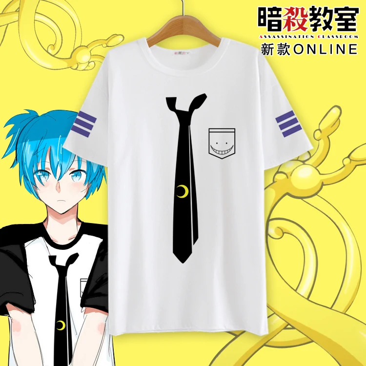 2018 new men and women fashion casual cosplay anime Assassination Classroom T-shirt short-sleeved printed polyester T-shirt
2018 new men and women fashion casual cosplay anime Assassination Classroom T-shirt short-sleeved printed polyester T-shirt