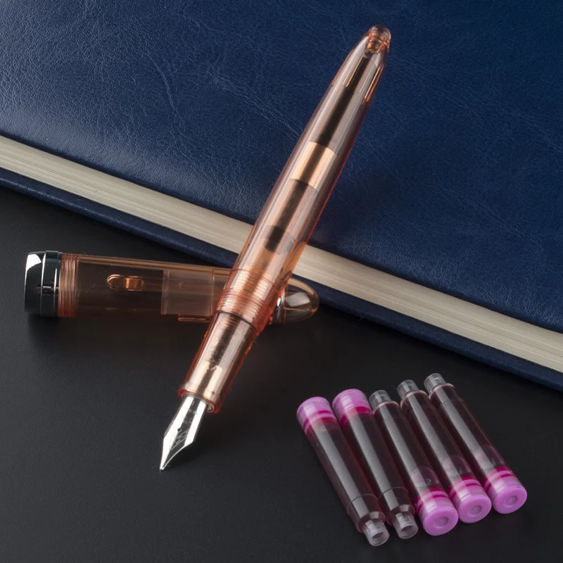 Arrival Jinhao 992 Kawaii Lucency Color 0.5mm Fountain Pen Luxury Resin Ink Gift Pens for Student+ Ink collocation
Arrival Jinhao 992 Kawaii Lucency Color 0.5mm Fountain Pen Luxury Resin Ink Gift Pens for Student+ Ink collocation
