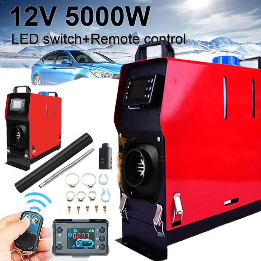 12V/24V 5KW Air Diesel Heater Auxiliary Heater All-in-One Machine Single Hole LCD Monitor Heater Diesel Parking Warmer For Truck
12V/24V 5KW Air Diesel Heater Auxiliary Heater All-in-One Machine Single Hole LCD Monitor Heater Diesel Parking Warmer For Truck