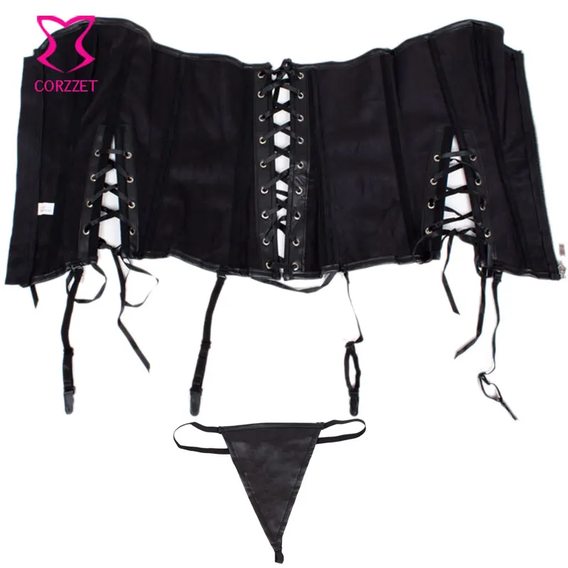Punk Rock Faux Leather Corsets and Bustiers Zip Lace Up Gothic Corset Sexy Corselete Feminino Espartilhos Burlesque Bustier Top
Punk Rock Faux Leather Corsets and Bustiers Zip Lace Up Gothic Corset Sexy Corselete Feminino Espartilhos Burlesque Bustier Top