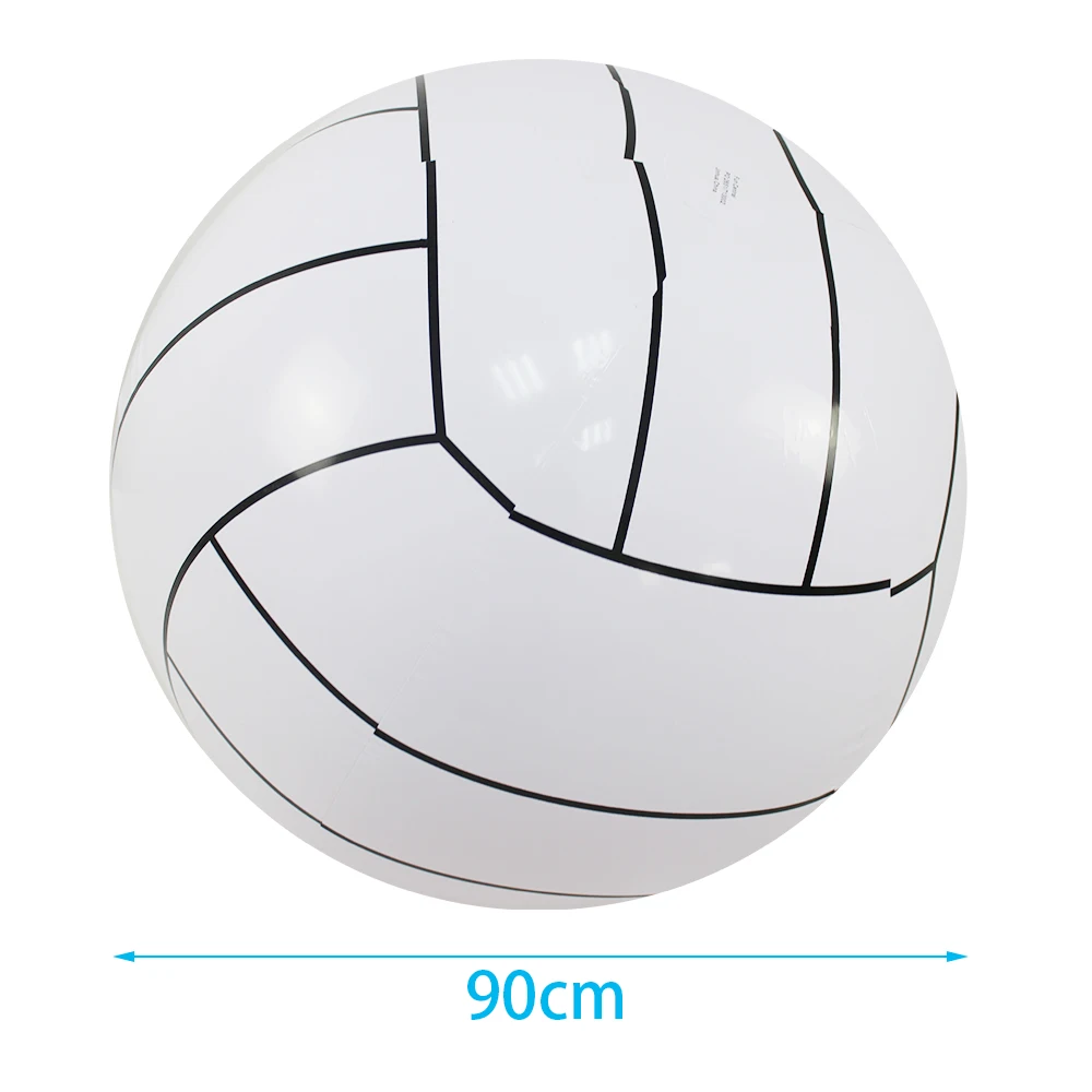 Надувной пляжный мяч 90 см надувной гигантский футбольный волейбол детский