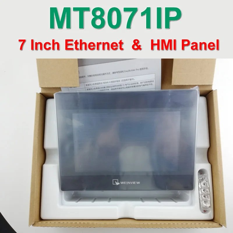 MT8071IP 7 inch 800*480 Ethernet 1 USB Host Touch Panel Display HMI,WEINTEK & WEINVIEW ,HAVE IN STOCK
MT8071IP 7 inch 800*480 Ethernet 1 USB Host Touch Panel Display HMI,WEINTEK & WEINVIEW ,HAVE IN STOCK