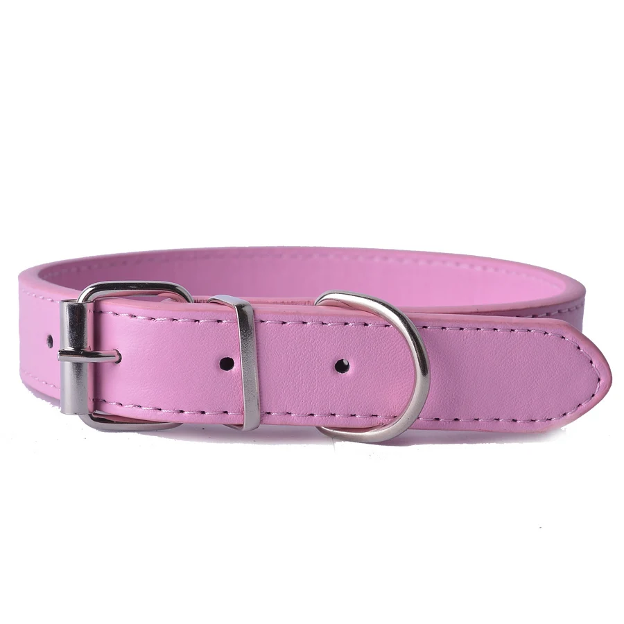 Pink Pu Leather Dog-Collar Adjustable Pet Puppy Dog Cat Collars For Small Medium Large Dogs Size XS/S/M/L 8Colors
Pink Pu Leather Dog-Collar Adjustable Pet Puppy Dog Cat Collars For Small Medium Large Dogs Size XS/S/M/L 8Colors