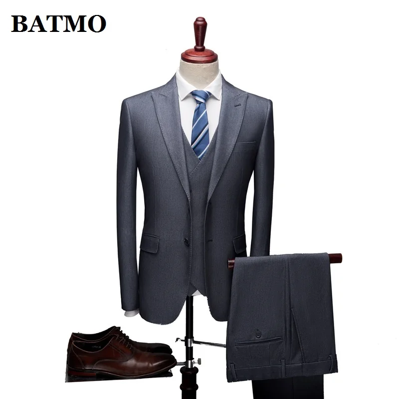 BATMO 2019 new arrival high quality casual striped suits men,men's wedding dress,plus-size L-4XL,1872
BATMO 2019 new arrival high quality casual striped suits men,men's wedding dress,plus-size L-4XL,1872