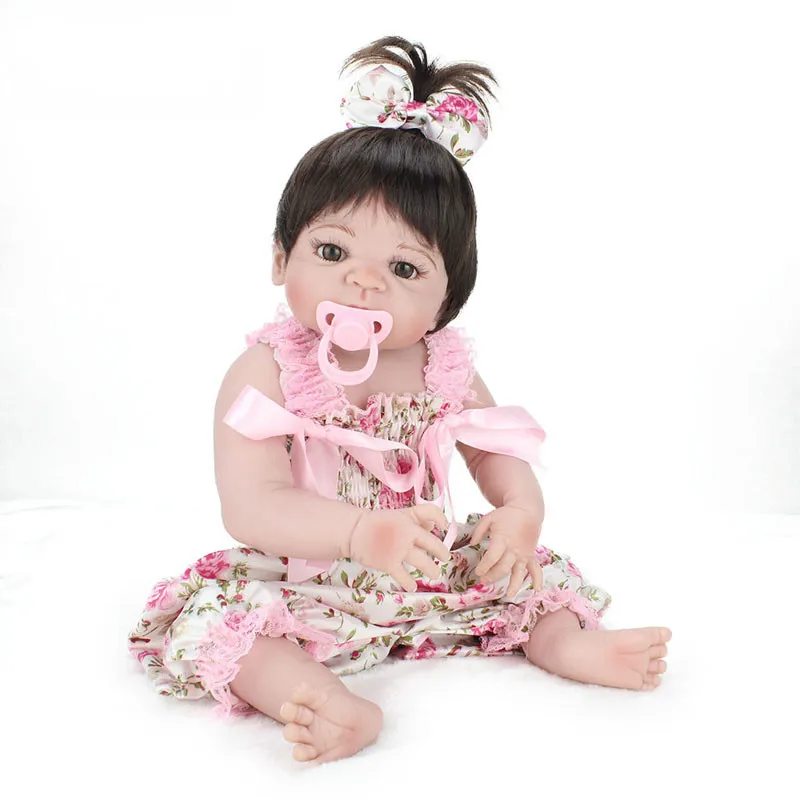 55cm 22 Inches Full Body Vinyl Silicone Reborn Doll Newborn Babe Shower Toys Kids Christmas Birthday Gifts Movie Photo Props
55cm 22 Inches Full Body Vinyl Silicone Reborn Doll Newborn Babe Shower Toys Kids Christmas Birthday Gifts Movie Photo Props