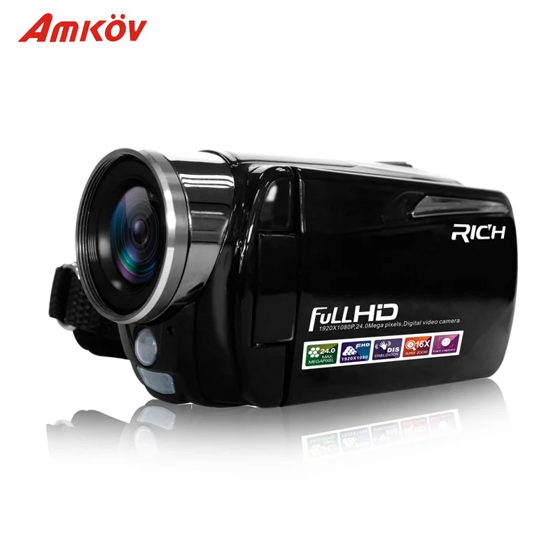 Портативная Инфракрасная видеокамера 1080P HD 16x Zoom 3 0 ''TFT LCD Цифровая камера DV DVR Поддержка ночной