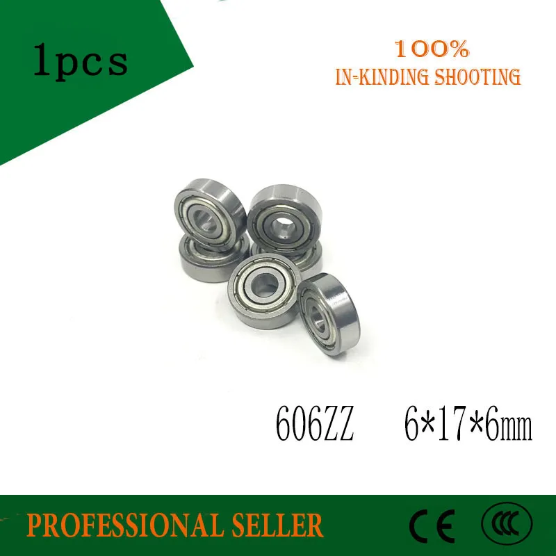 1pcs/Lot 606ZZ 606 ZZ 6x17x6mm Mini Ball Bearing Miniature Bearing 606-2Z for 3D shaft printer
1pcs/Lot 606ZZ 606 ZZ 6x17x6mm Mini Ball Bearing Miniature Bearing 606-2Z for 3D shaft printer