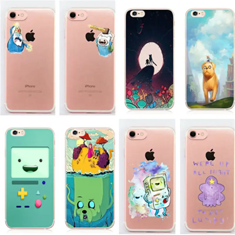 Culiai adventure time cute Beemo BMO Jake Мягкий силиконовый чехол для iPhone X 8 8Plus 6 6s 7 Plus SE