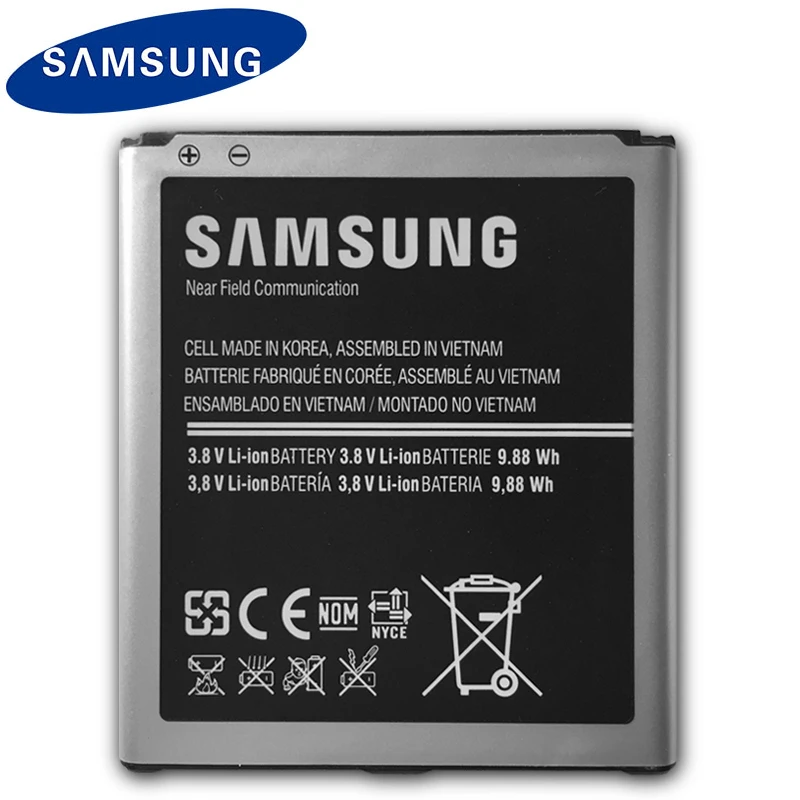 Оригинальный аккумулятор Samsung B600BE для телефона Galaxy S4 i9500 i9505 i959 i337 i545 i9295 e330s 2600 мАч