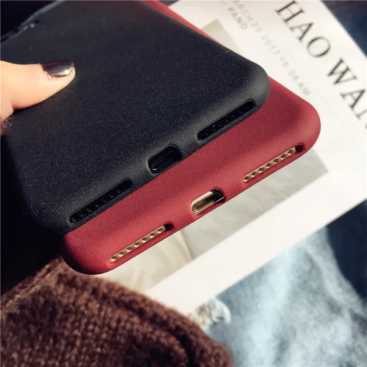 Luxury Ultra Thin Matte Soft TPU Phone Case For iPhone 7 8 6 6s Plus scrub Silicone Shockproof Back Cover For iPhone X XS Case
Luxury Ultra Thin Matte Soft TPU Phone Case For iPhone 7 8 6 6s Plus scrub Silicone Shockproof Back Cover For iPhone X XS Case