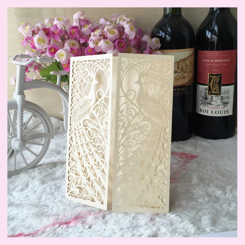50pcs phoenix Design Birthday wedding invitation laser Luxury Wedding Invitations Card Elegant Lace Favor Wedding party supplies
50pcs phoenix Design Birthday wedding invitation laser Luxury Wedding Invitations Card Elegant Lace Favor Wedding party supplies