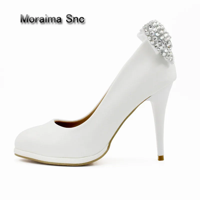 Moraima Snc brand white red shoes women butterfly-knot crystal sweet 9 cm high heels pumps shoes wedding shoes elegant party
Moraima Snc brand white red shoes women butterfly-knot crystal sweet 9 cm high heels pumps shoes wedding shoes elegant party