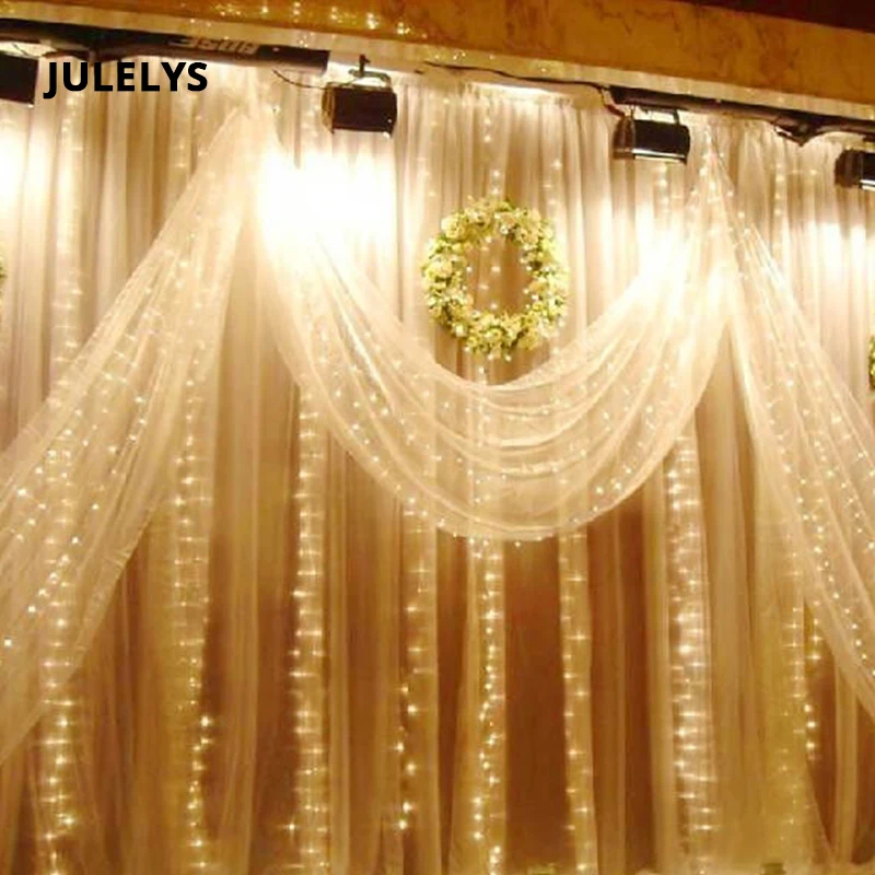 8M x 3m 800 Bulbs LED Curtain Fairy Lights Christmas Garland For Wedding Bedroom Decorations Home Party Garden Holiday Lighting
8M x 3m 800 Bulbs LED Curtain Fairy Lights Christmas Garland For Wedding Bedroom Decorations Home Party Garden Holiday Lighting
