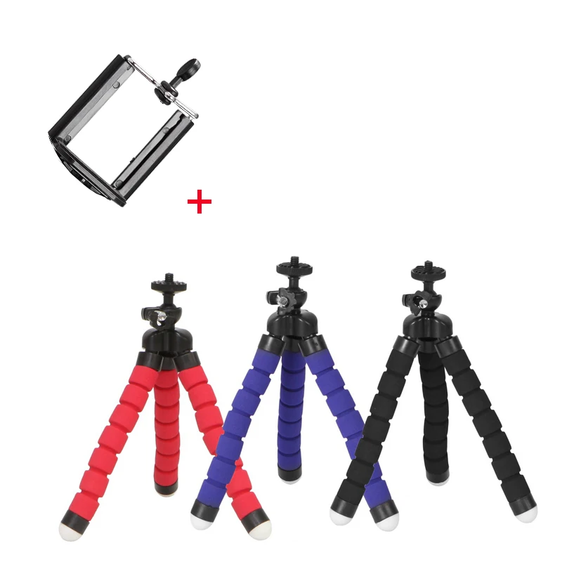 Mini Flexible Sponge Octopus Tripod for iPhone Samsung Xiaomi Huawei Smartphone Tripod Stand Holder for Gopro Camera DSLR Mount
Mini Flexible Sponge Octopus Tripod for iPhone Samsung Xiaomi Huawei Smartphone Tripod Stand Holder for Gopro Camera DSLR Mount