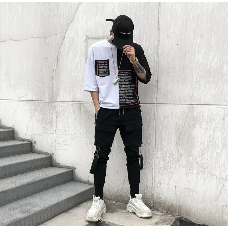 NEW Mens Side Pockets Pencil Pants Hip Hop Patchwork Cargo Ripped Sweatpants Joggers Trousers Male Fashion Pants
NEW Mens Side Pockets Pencil Pants Hip Hop Patchwork Cargo Ripped Sweatpants Joggers Trousers Male Fashion Pants