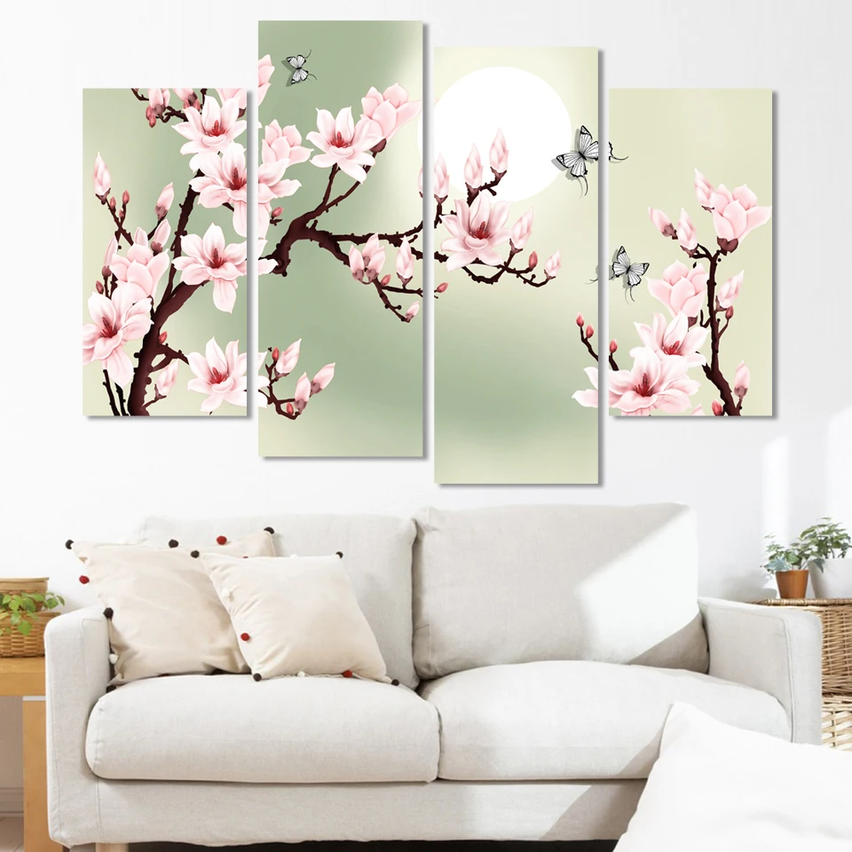 Beautiful Peach blossom Flower Sun Modular HD Printed 4 Panel Posters Home Decor Canvas Painting Wall Picture for Living Room
Beautiful Peach blossom Flower Sun Modular HD Printed 4 Panel Posters Home Decor Canvas Painting Wall Picture for Living Room
