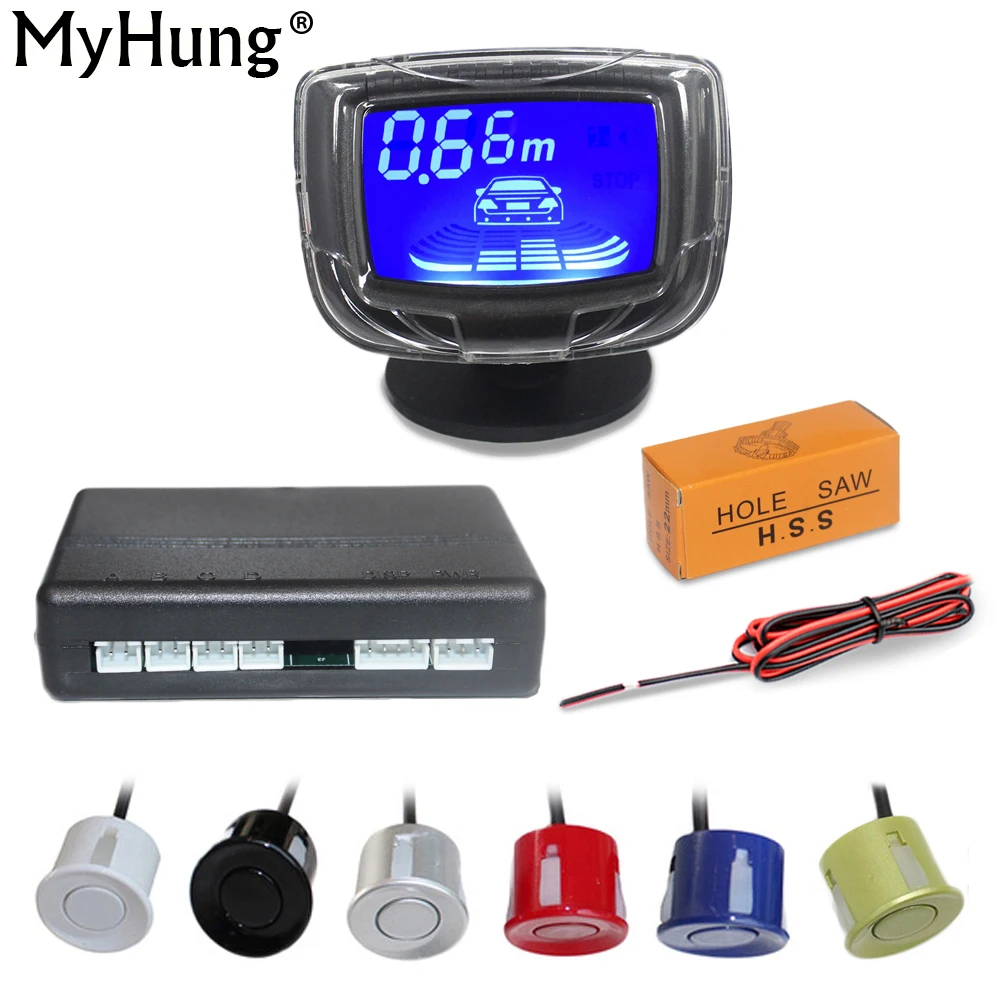 Car Auto Display Parking Assistance 4 Reverse LCD Parking Sensors Backup Radar Car Detector System Alarm Systems Security
Car Auto Display Parking Assistance 4 Reverse LCD Parking Sensors Backup Radar Car Detector System Alarm Systems Security