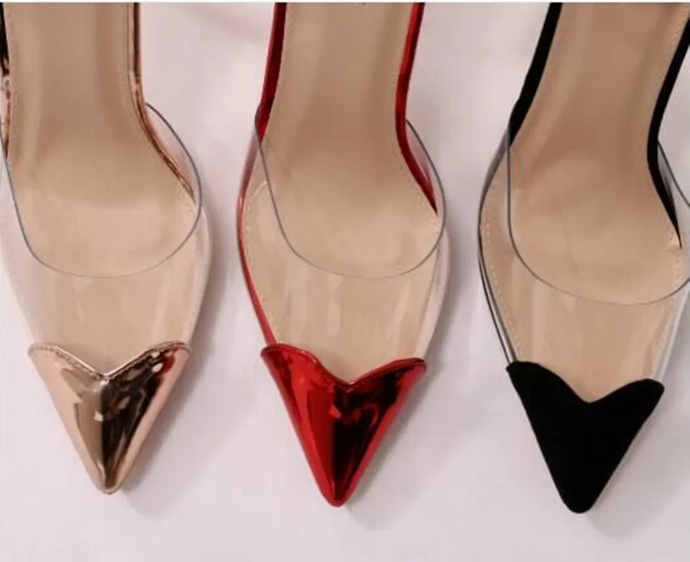 EMMA KING Pointed Toe Sexy High Heels Womens Sandals Pumps Open Back PVC Praty Shoes Big Size 43 Black Red Buckle Strap D-0016
EMMA KING Pointed Toe Sexy High Heels Womens Sandals Pumps Open Back PVC Praty Shoes Big Size 43 Black Red Buckle Strap D-0016