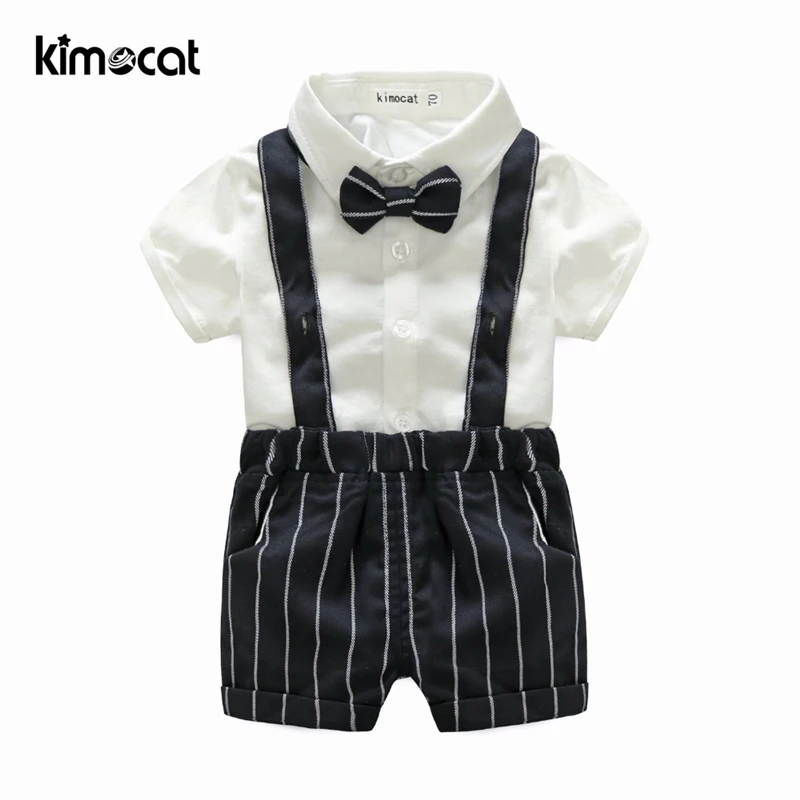 Kimocat Summer Kids Boys Set 2pcs Shirt+Overalls Gentleman Suit Baby Boys Clothes Short Sleeve 3M 6M 12M 24M Cotton Set
Kimocat Summer Kids Boys Set 2pcs Shirt+Overalls Gentleman Suit Baby Boys Clothes Short Sleeve 3M 6M 12M 24M Cotton Set
