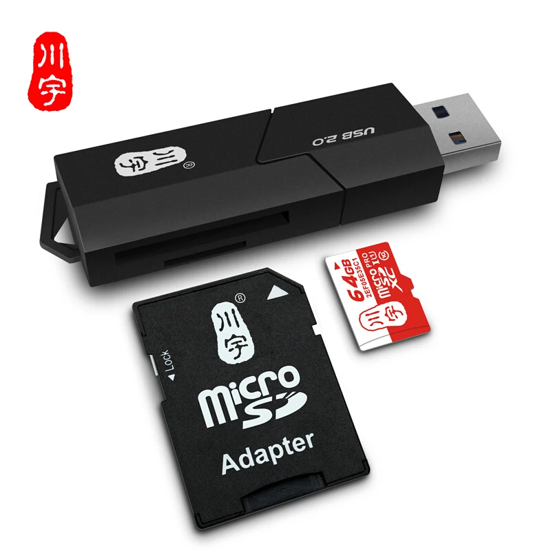 

Kawau USB 2.0 Microsd Card Reader Supports Up to 128GB with SD Slot Card Reader C295 High Quality Speed for Computer
