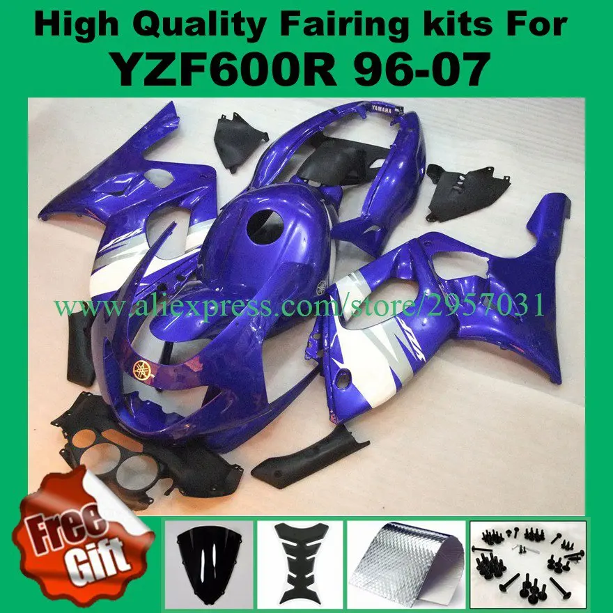 Free screws+gifts For YAMAHA YZF600R 96-07 YZF 600R 600 deep Blue 96 97 98 99 00 01 02 03 04 05 06 07 Fairing
Free screws+gifts For YAMAHA YZF600R 96-07 YZF 600R 600 deep Blue 96 97 98 99 00 01 02 03 04 05 06 07 Fairing