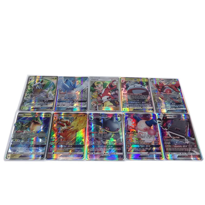 324 шт./компл. блестящие торговые карты XY GX MEGA английская игра битва карта EX Charizard