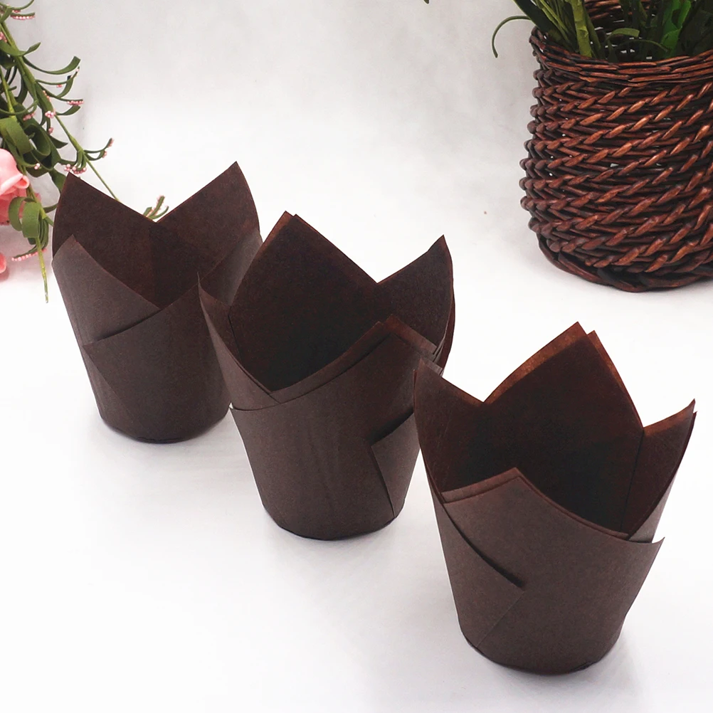 BESTOYARD 50pcs/set Cupcake Wrappers Liners Tulip Shape Muffin Cases Cake Cup for Birthday Holiday Party Supplier
BESTOYARD 50pcs/set Cupcake Wrappers Liners Tulip Shape Muffin Cases Cake Cup for Birthday Holiday Party Supplier